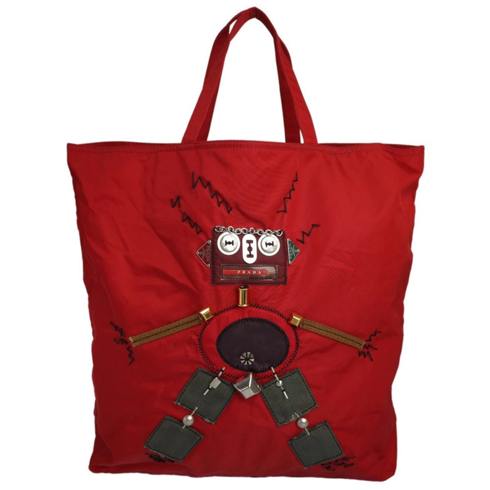 Prada Tessuto Robot Tote Bag